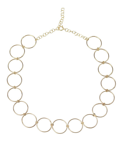 Small circles choker gold