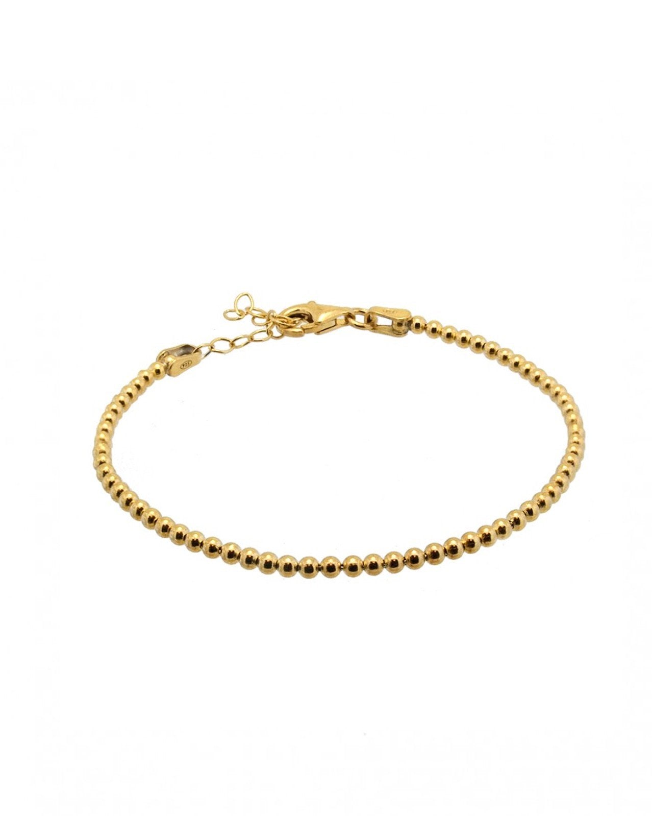 Bead anklet gold