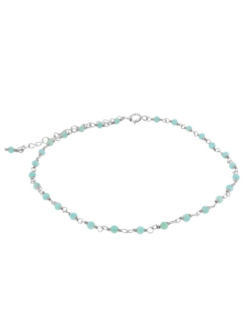 Turquoise anklet silver