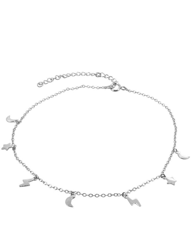 Moonrise anklet silver