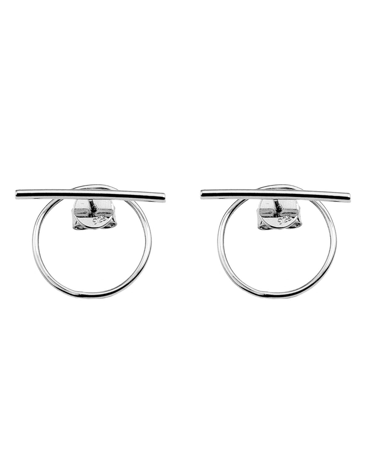 Bar ear jacket silver