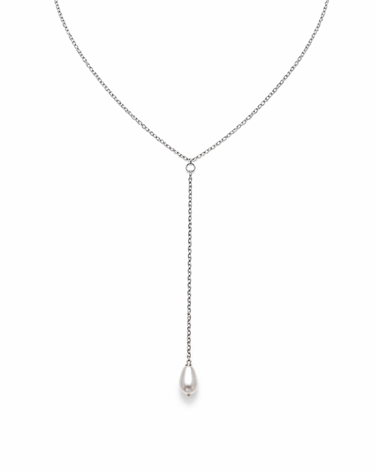 Alba Pearl Neckace Silver