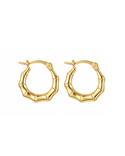 Bamboo Hoops Gold