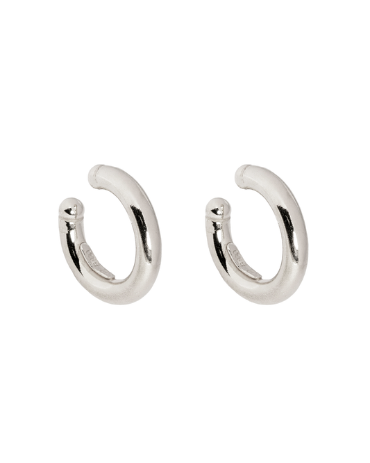 Chunky Ear cuff silver