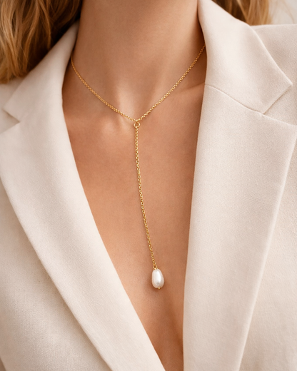 Alba Pearl Necklace Or