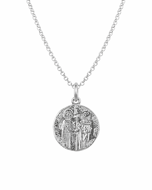 Ancient medallion silver