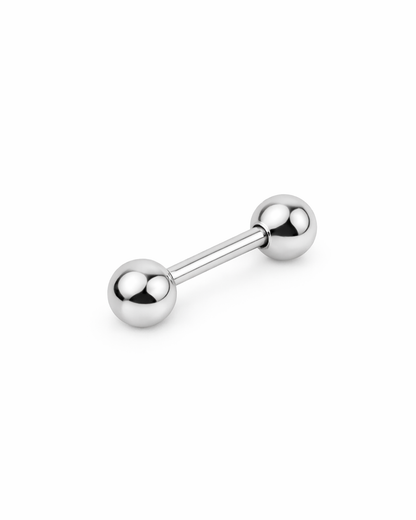 Ball piercing silver