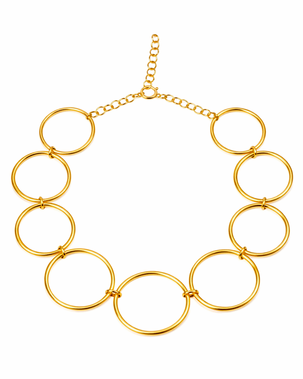 Big Circles Choker gold