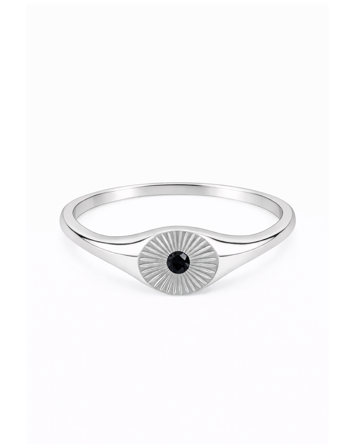 Black Sunburst Silber