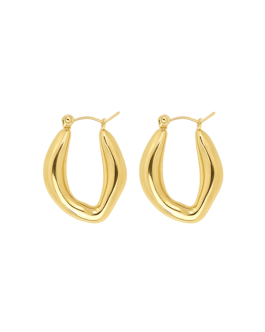 Celine Hoops Gold