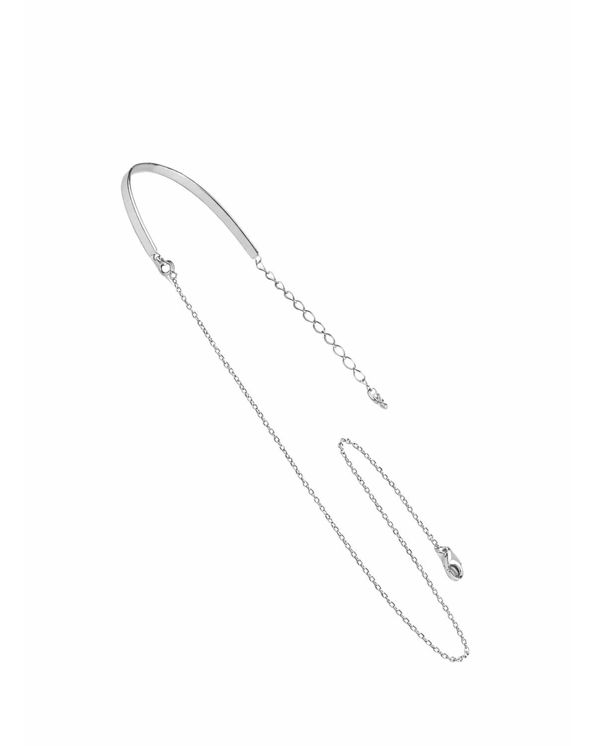Cuff chain silver