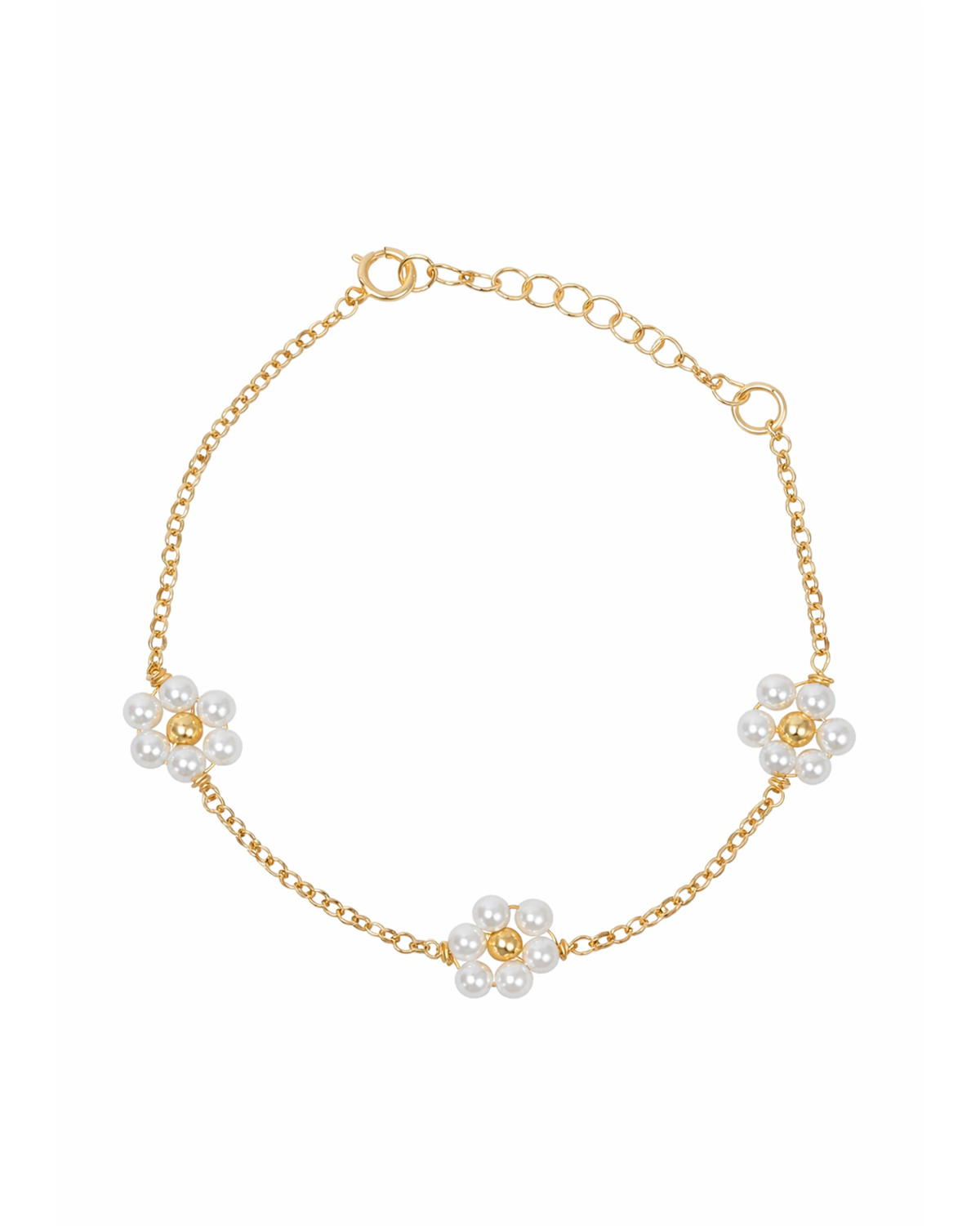 Daisy gold bracelet