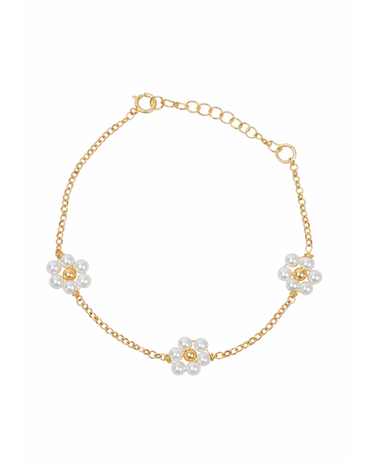 Daisy gold bracelet