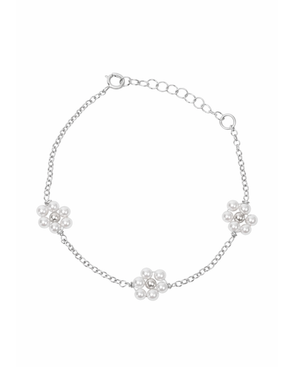 Daisy silver bracelet