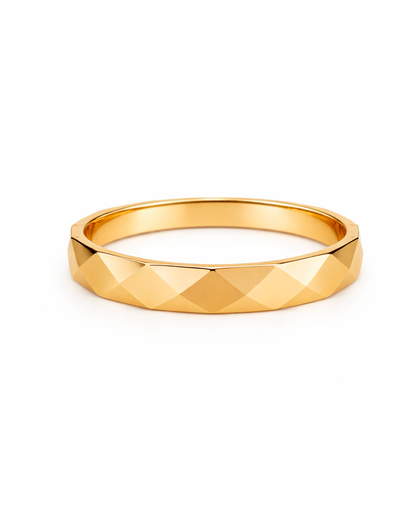 Faceted gold