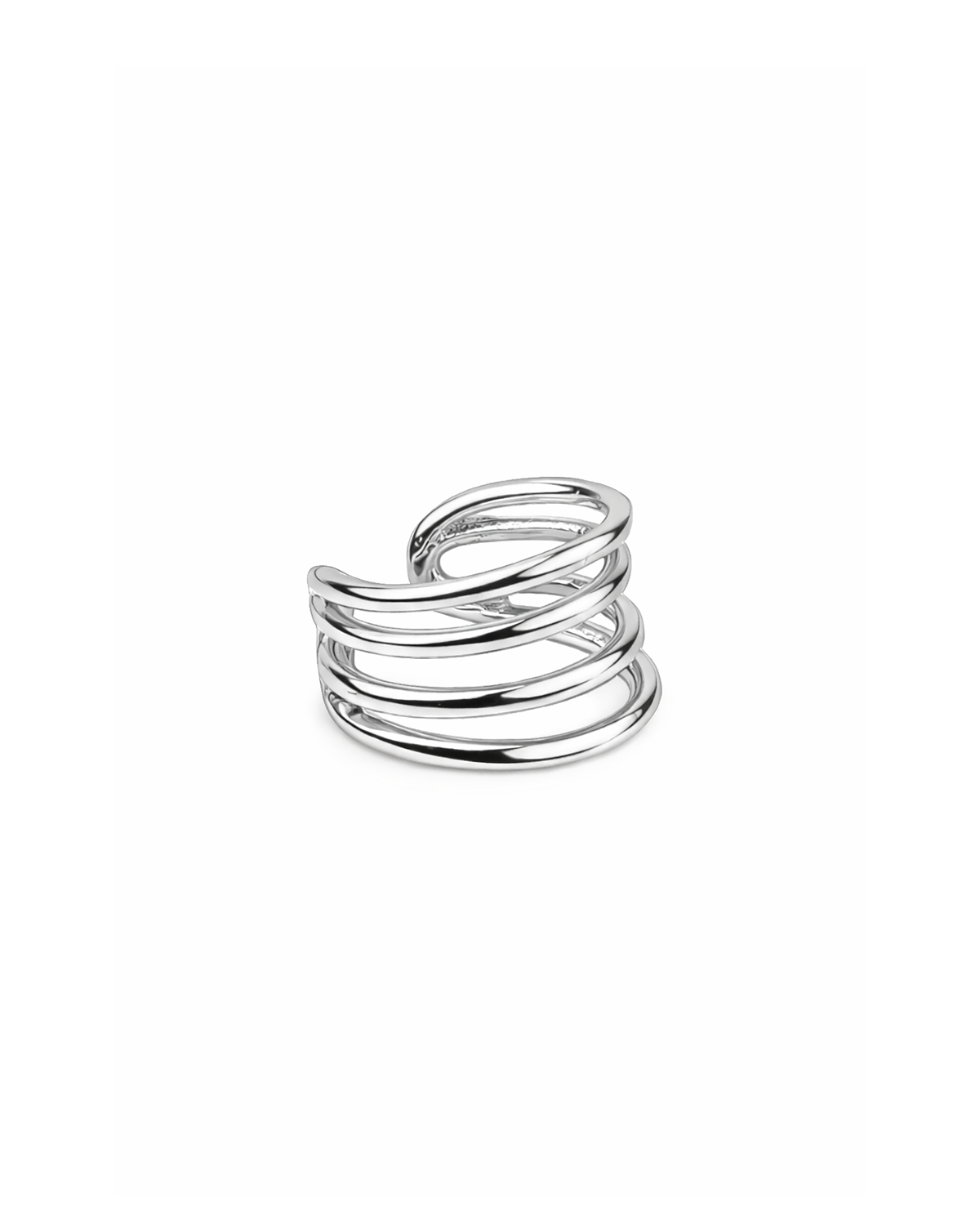 Fourth ear cuff silber