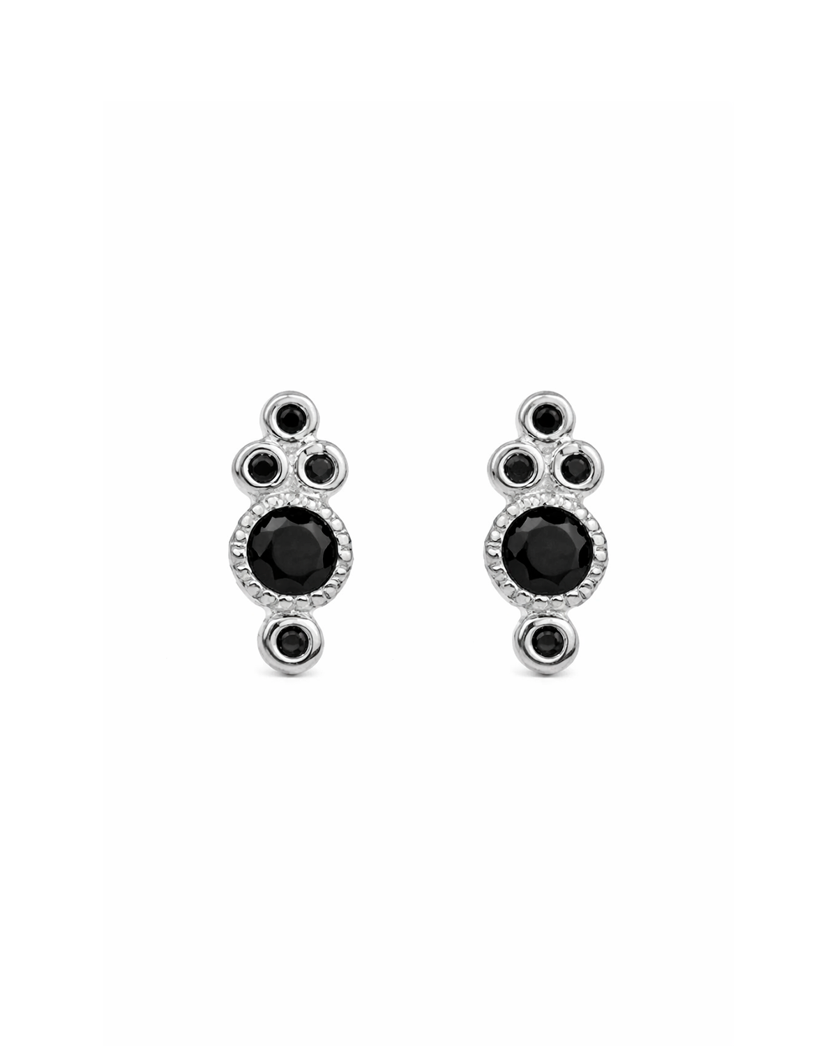 Gem black silver