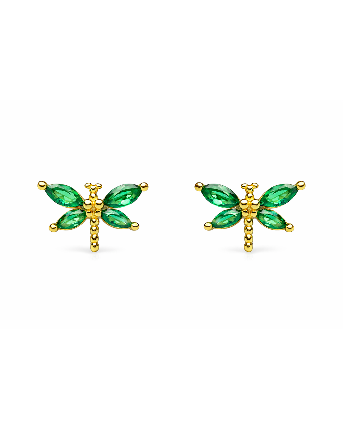 Green Dragonfly gold