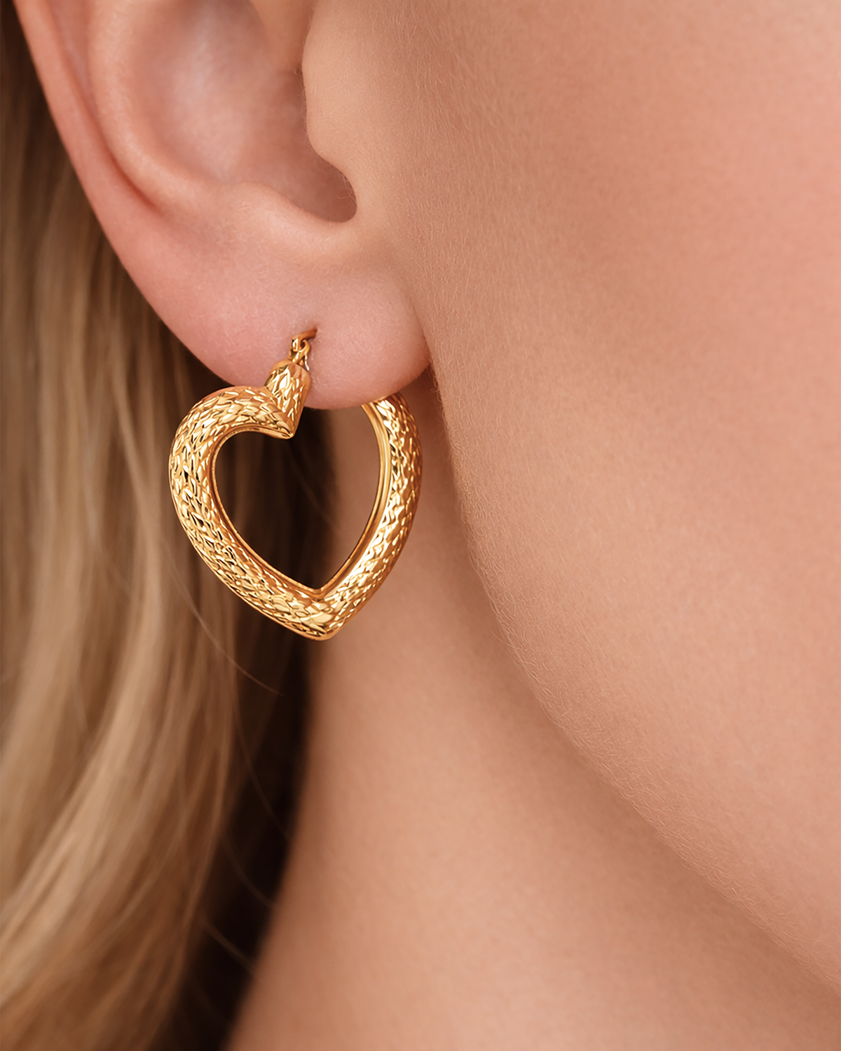 Heart Hoops Gold