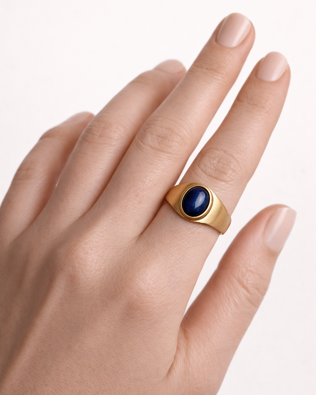 Lapis Lazuli Gold Ring