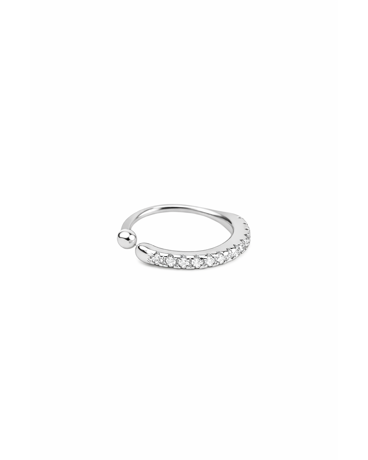 Lin ear cuff argent
