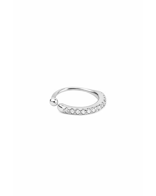 Lin ear cuff argent