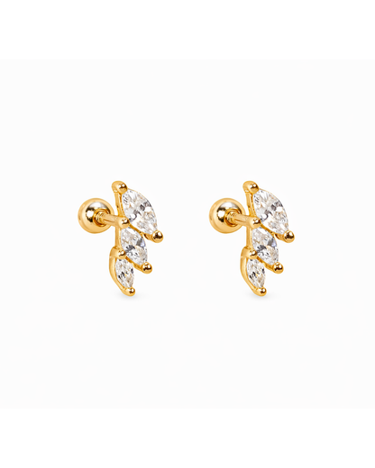 Marquise piercing gold