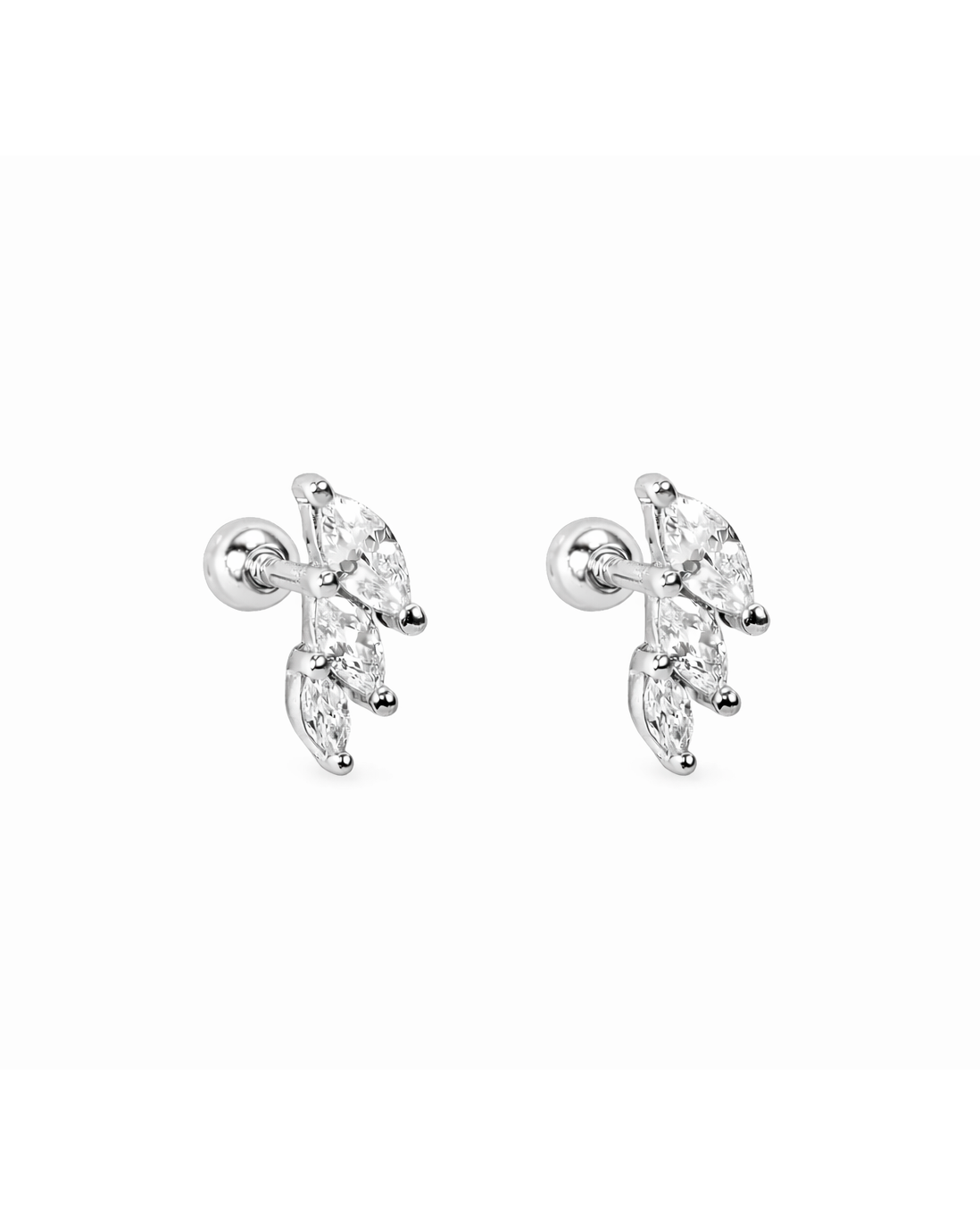 Marquise piercing silver