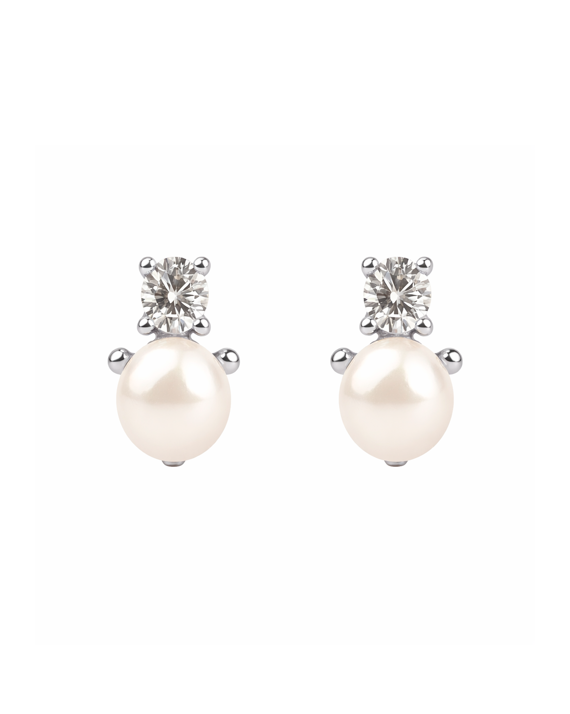 Mini pearl silver