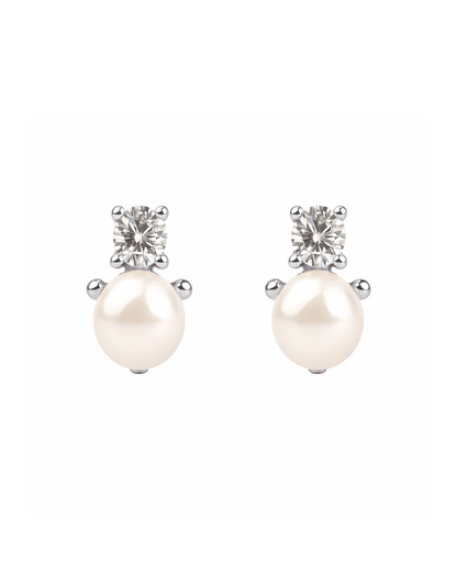 Mini pearl silver