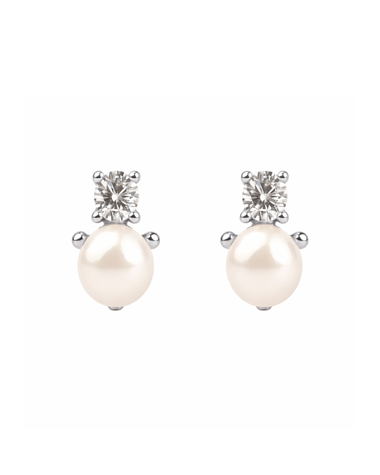 Mini pearl silver
