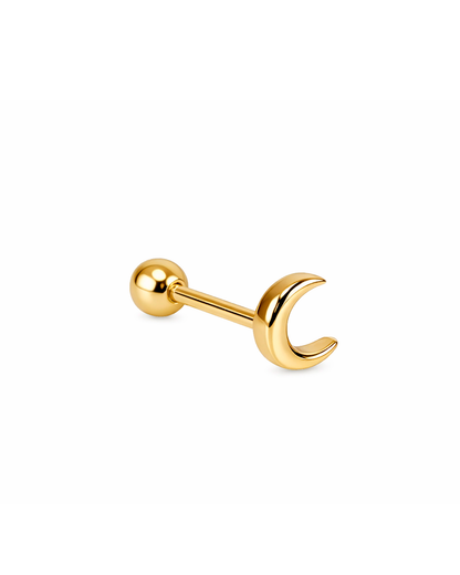 Moon piercing gold
