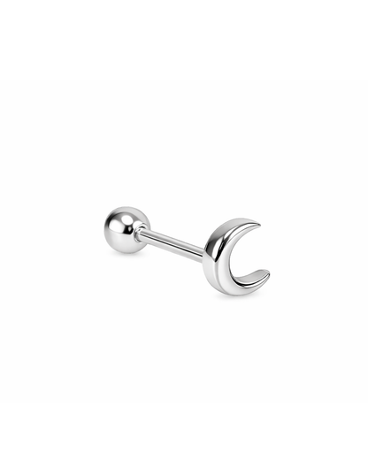 Moon piercing silver