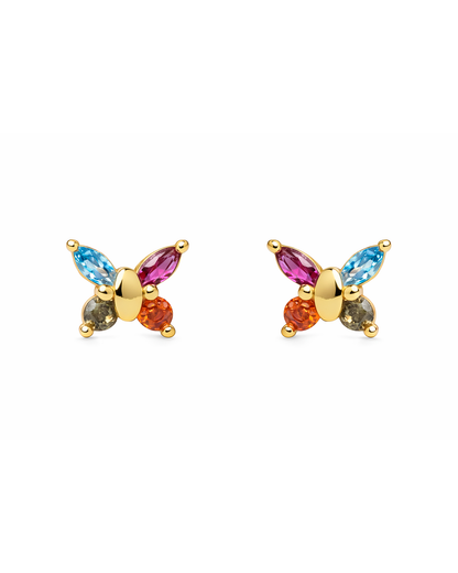 Multicolor butterfly gold