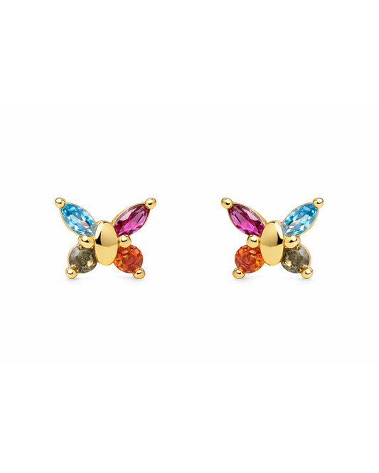 Multicolor butterfly gold