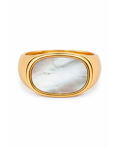 Nacre signet gold