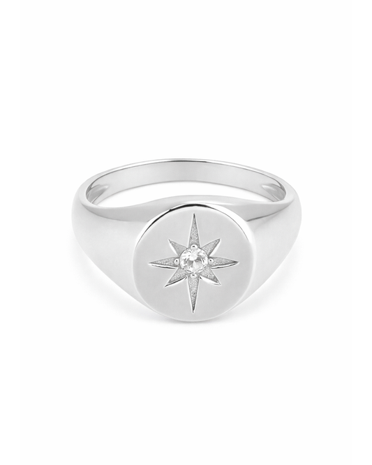 Polaris Signet Silber