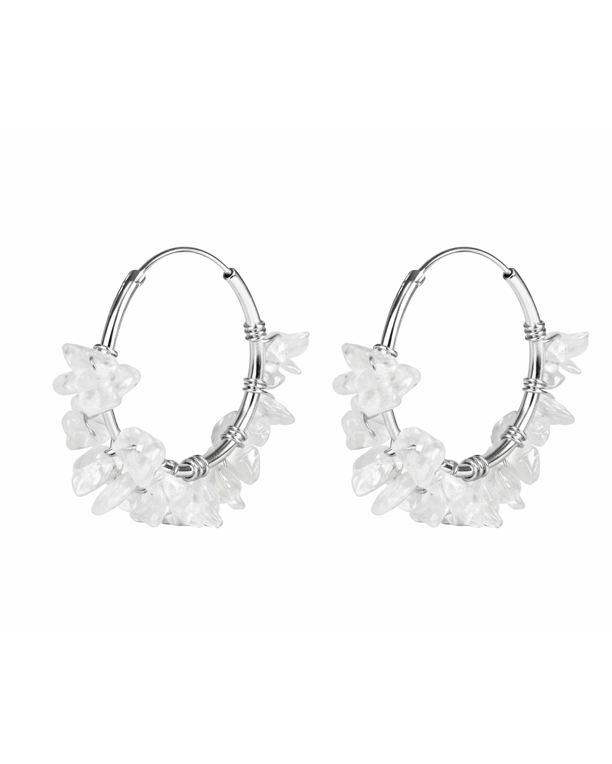 Quartz rose silver