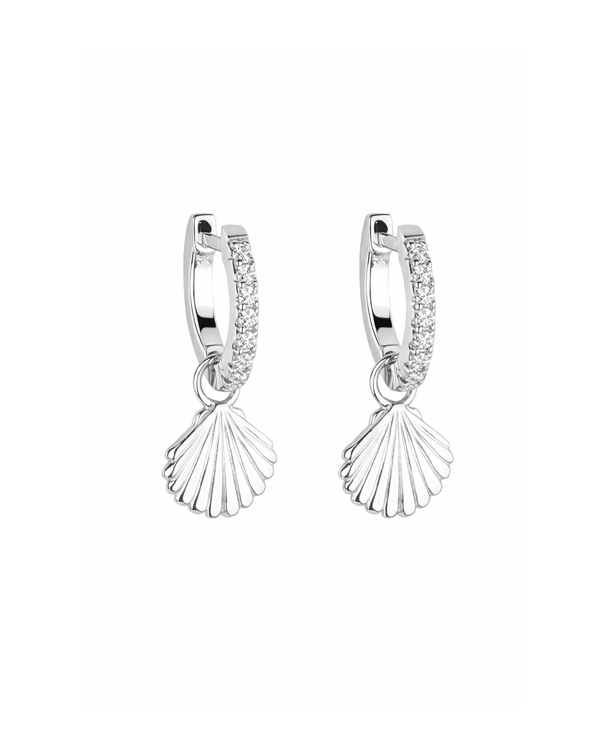 Shell cz silver