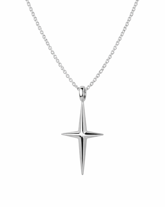 Stellar cross silver