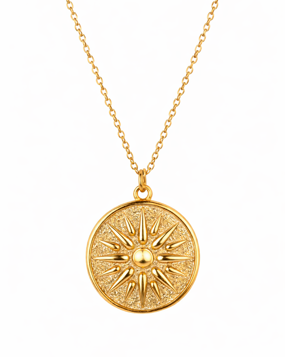 Sun Medallion gold