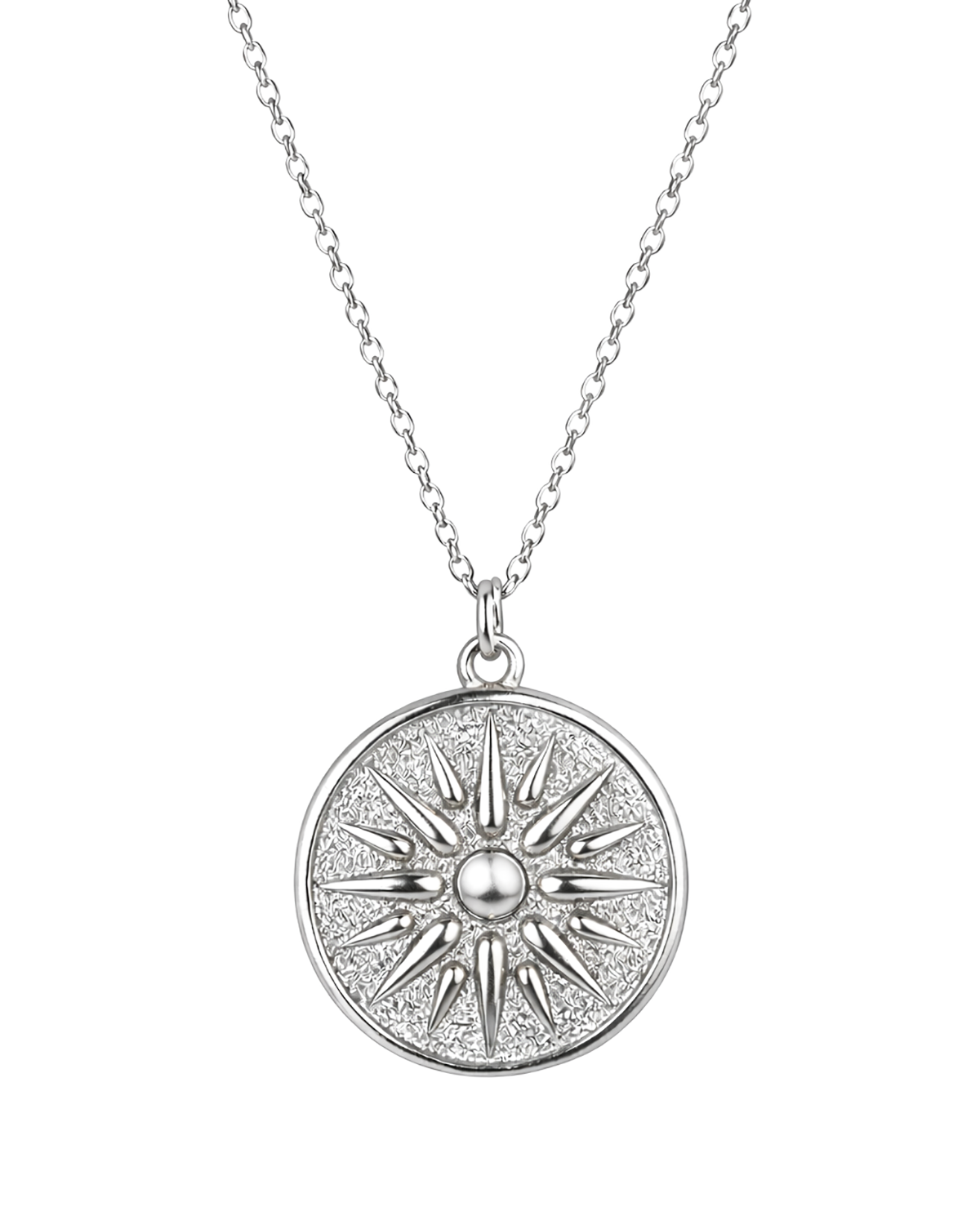 Sun Medallion Silver