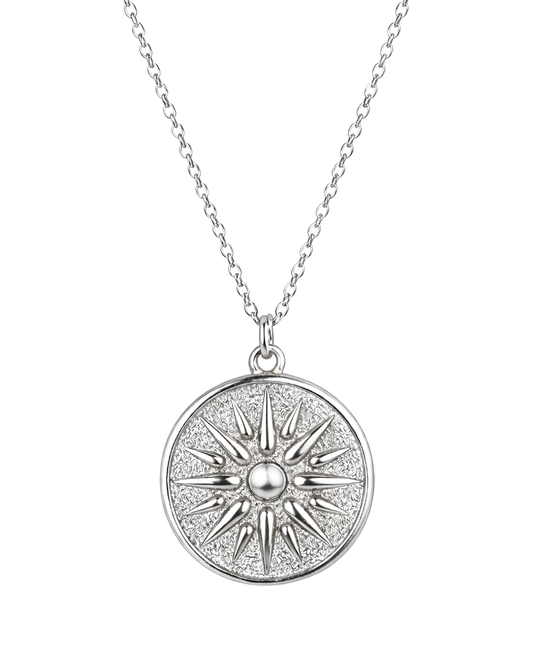 Sun Medallion Silver