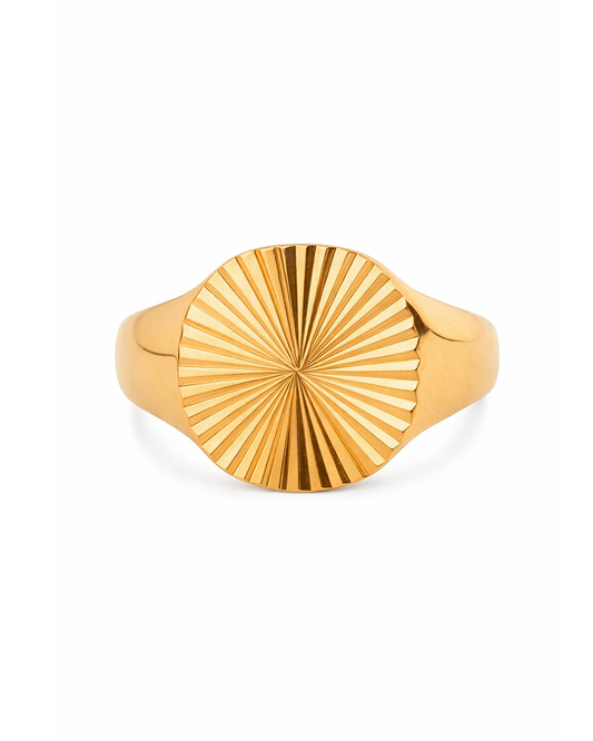 Sunburst Signet Gold