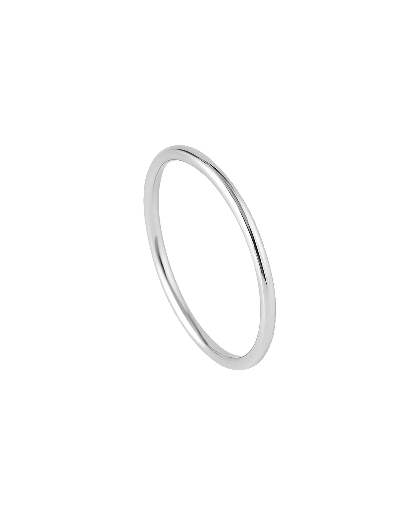 Thin Band Ring Silver