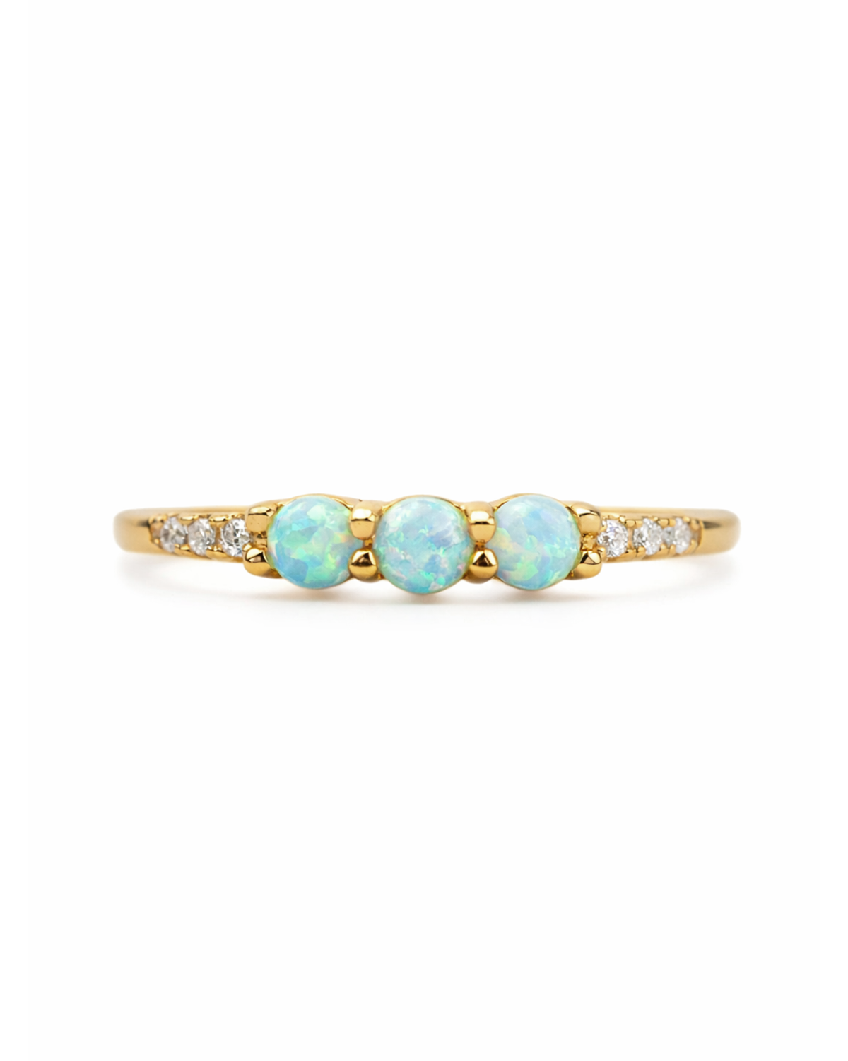 Three opal gold