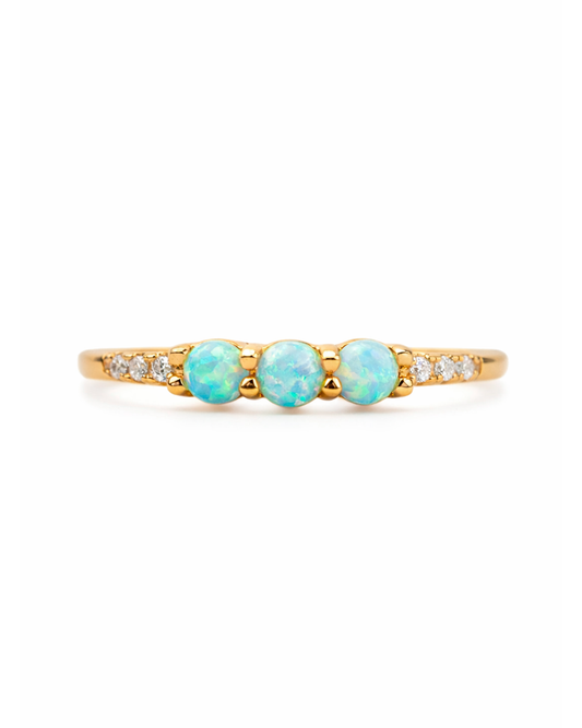 Three opal gold