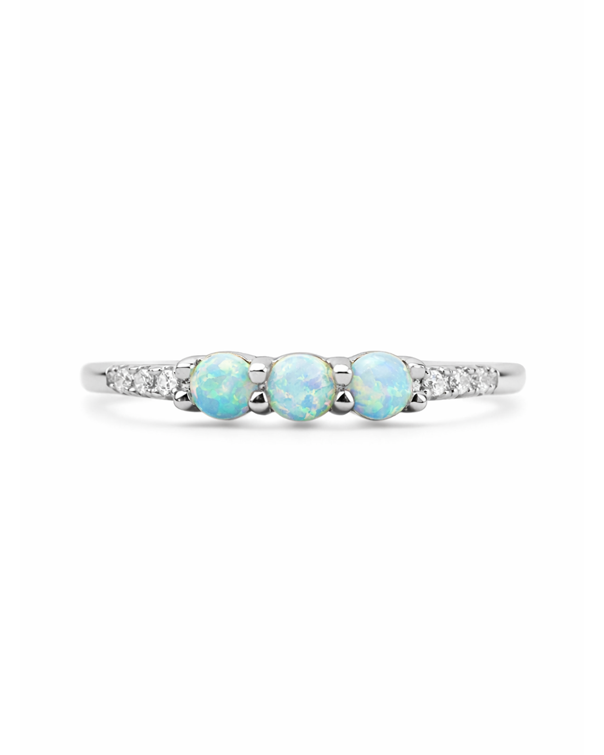 Three opal silber