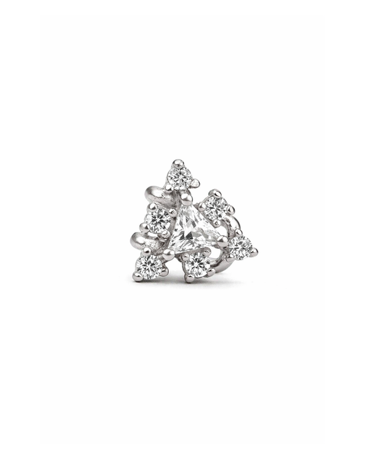 Triangle cuff silver