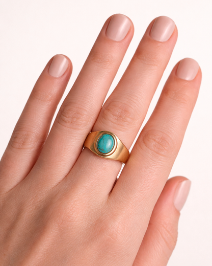 Turquoise Ring Gold